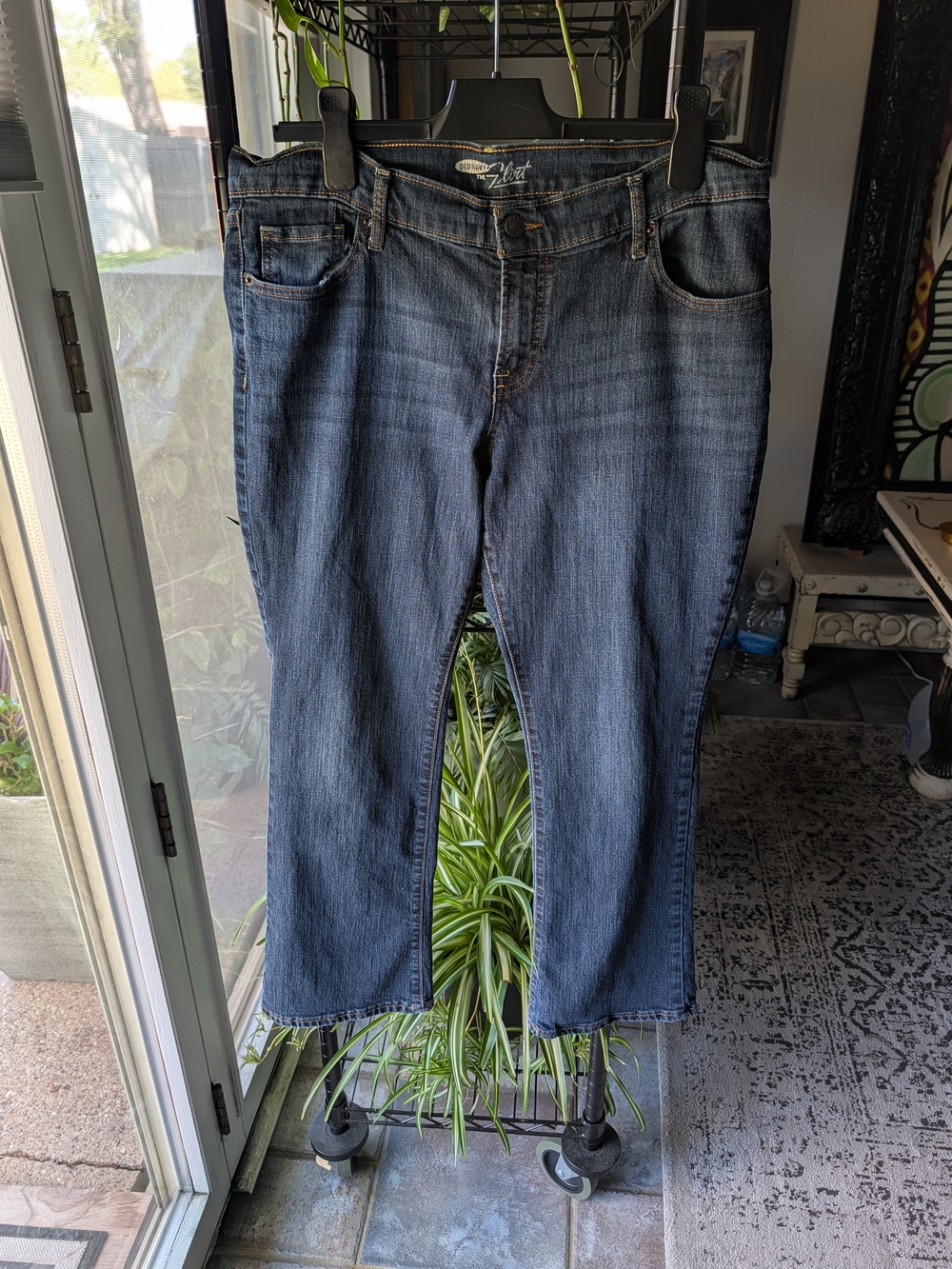 Old Navy The Flirt Women's Boot Cut Jeans - Indigo Blue Wash SZ 12